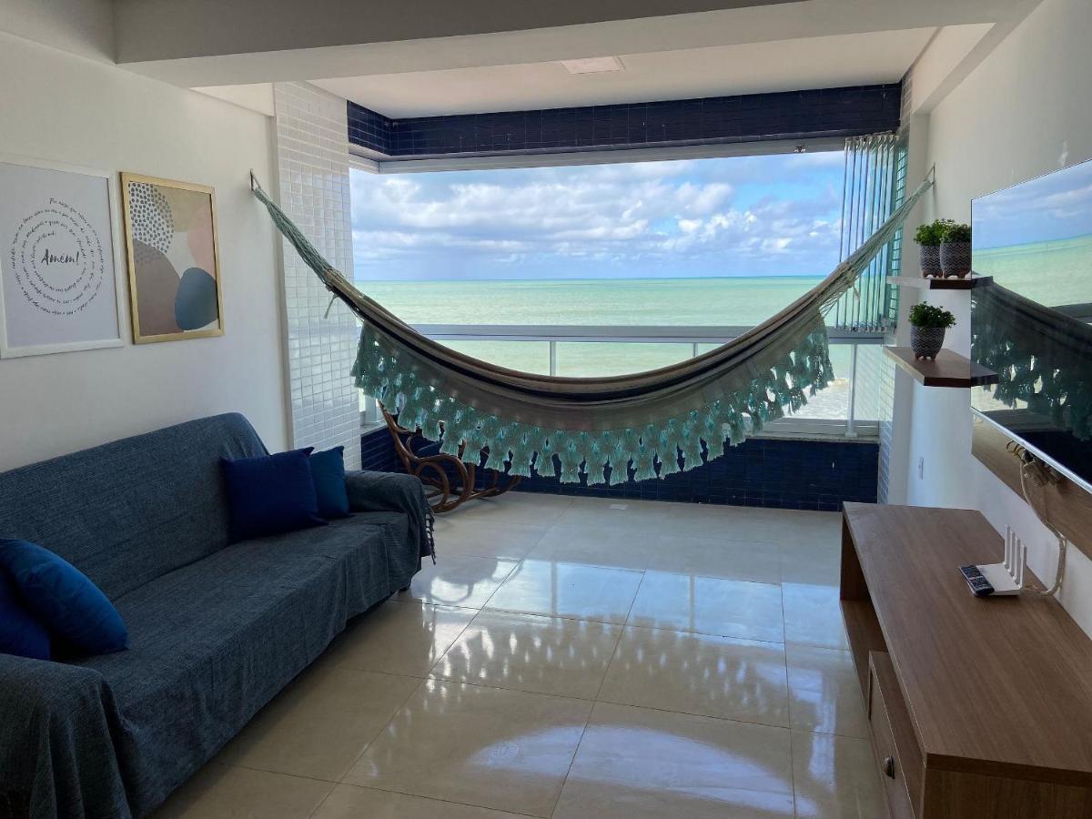Bela - Flat Pé Na Areia No Bessa Com Vista Incrível Do Mar *