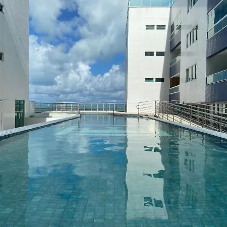 Bela Hospedagem - Flat pé na areia no Bessa com vista incrível do mar João Pessoa Exterior foto